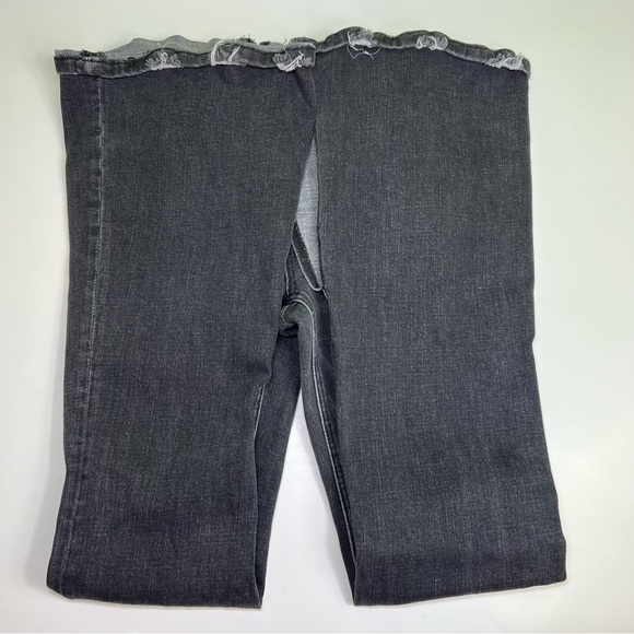 FLYING MONKEY - MID-RISE FLARE W/ EXPOSED BUTTON FLY & SLIT size 24 - Picture 7 of 10